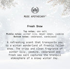 Muse Apothecary Room Ritual - Room Spray, Aromatic and Relaxing Room Mist, Air Freshener Spray, Infused with Natural Aromatherapy Essential Oils - 8 oz, Fresh Snow, 2 Pack