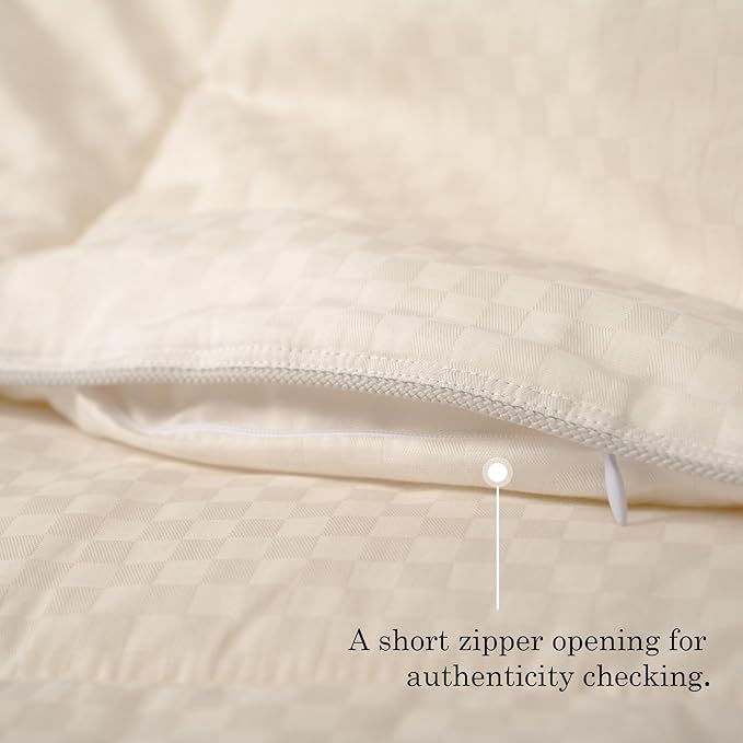 CUDDLE DREAMS Wool Comforter Duvet Insert, 100% Australian Wool Filling with Soft Noiseless Cotton Shell, Natural Warmth (Heavyweight for Winter, Queen)