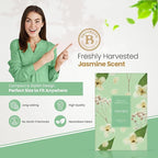 Brooklyn Fragrance Co. Spring Florals Sachet Bags – Jasmine Scented Pouches – Perfect Aroma for Drawers, Closets, Cars and Bathrooms – Long-Lasting Fresh Scent Sachets (6- Pack)