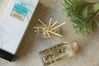 Urban Naturals Ocean Mist & Sea Salt Reed Diffuser Set | Made with Essential Oils & Real Seashells | Decorative Air Freshener Room Diffuser