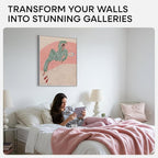 Homeforia Silver 22x28 Picture Frame, Rectangular Metal Poster Frame with Mat, 22 x 28 Frame Matted to 18 x 24 Photo, Wall Mount, Minimalist Style, Tempered Glass, Wall Hook Included