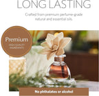 AGRARIA PetiteEssence Flower and Reed Diffuser Set, Hand Crafted Sola Flower Botanical Home Fragrance Set, Scented Oil Gift for All Occasions