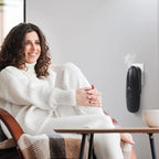 AROMAPLAN Authentic Plug in Waterless Diffuser - Up to 500 Sq. FT Coverage - Nanotechnology Plug in Oil Diffuser for Essential Oils -for Home and Office - Wall Silent & Waterless Oil Diffuser (Black)