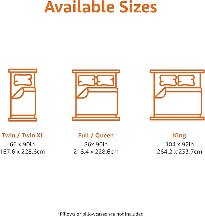 Amazon Basics Lightweight Microfiber Comforter Sets, 7 Pieces, Green, Floral, Full/Queen