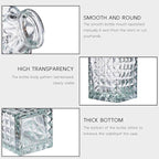 Glass Bud Vase Set of 20, Small Flower Vases, Glass Vases for Centerpieces, Vintage Home Table Decorations Bud Vases (20 Pcs, Clear)