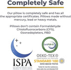 Royal Therapy Travel Memory Foam Pillow, Neck Pillow Bamboo Adjustable Side Sleeper Pillow (Travel 18 x 12 x 5)