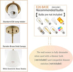 Modern Gold Pendant Light 3 Pack Brushed Brass Mid Century Chandelier White Cylinder Glass Shades Adjustable Rods Farmhouse Ceiling Hanging Lighting Fixture Kitchen Island Dining Room Bedroom