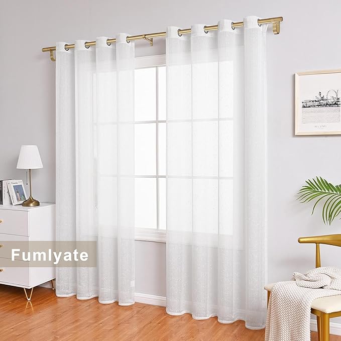 Curtain Rods for 28-161” Windows, Splicing Construction, 1” Adjustable Drapery Rod with Aluminum Alloy Brackets and Finials for Window, Sliding Door, Patio, Living Room Decoration, Brushed Gold