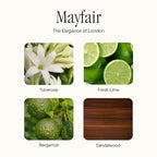 Preston Lane The Scented Candle, Luxury Candle with Vegan, Soy Wax Blend, Mayfair, 7.5 Oz