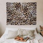 HZOHNAGO Leopard Print Tapestry Nature Wildlife Vintage Cheetah Fur Spot Animal Skin Wild Animals Spots Printed Wall Tapestry Painting Wall Hanging for Bedroom Living Room Dorm 40" W x 30" H