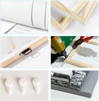 Conipit Chicago Wall Art Chicago Skyline Artwork City Night Downtown Picture Cityscape Painting Framed for Bedroom Home Office Decor 24"x48"