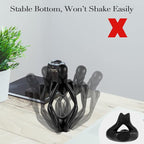 Sandstone Resin Thinker Style Abstract Sculpture Statue Collectible Figurines Home Office Bookshelf Desktop Decor (Small Black, Focus)