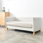 Yates Home PU Leather Couch Sofa Cushion Slipcover Water-Proof Elastic Chair RV Seat Covers Loveseat Sofa Furniture Protector Slip Cover for Settee Seater Replacement in Living Room（Loveseat, Ivory）