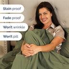 Twin XL Size 3 Piece Sheet Set - Comfy Breathable & Cooling Bed Sheets Set - Hotel Luxury Bedding for Women, Men, Kids, Teens, Boys & Girls - Deep Pockets, Soft, Wrinkle Free - Oeko-Tex - Sage Green