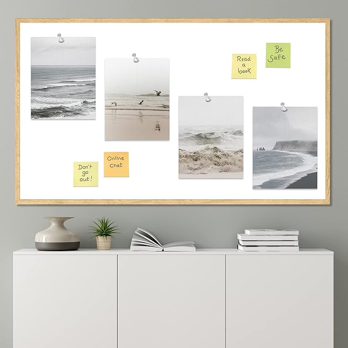 SIGNWIN Poster Bathroom Decor 8"x10"x 4, Wall Art Room Decor Multicolor for Living Room, Bedroom, Office White Minimal Ocean Beach Seashore Coastal Landscapes Nature Wilderness Realism Landscape