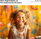 Full Spectrum LED Desk Lamp, Sun Lamp 15W Eye-Caring Table Light with CRI≥95, Flicker-Free, Low Blue Light, 2700K-6500K, Stepless Dimming, 360° Arm, Clamp Base for Office & Study