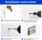 11X14 Acrylic Floating Picture Frame for Wall Mount, Clear Magnetic Photo Frame for Kids Artwork,Certificates Documents Frames for Family,Office,Wedding