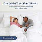 Wrap Around Dust Ruffle Bed Skirt - Navy Blue - for Queen Size Beds with 15 Inch Drop - Elastic Strap - Adjustable Pleated Bedskirt with Brushed Fabric and Wrinkle Free - for Women, Men, Kids & Teens