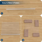 Clear Area Mat for Hard Floors，5'×7' No Slip Vinyl Floor Mats for Under Dining Table, Pebble Patterned Waterproof Rug Protector for High Traffic Areas, Pet Litter Mat