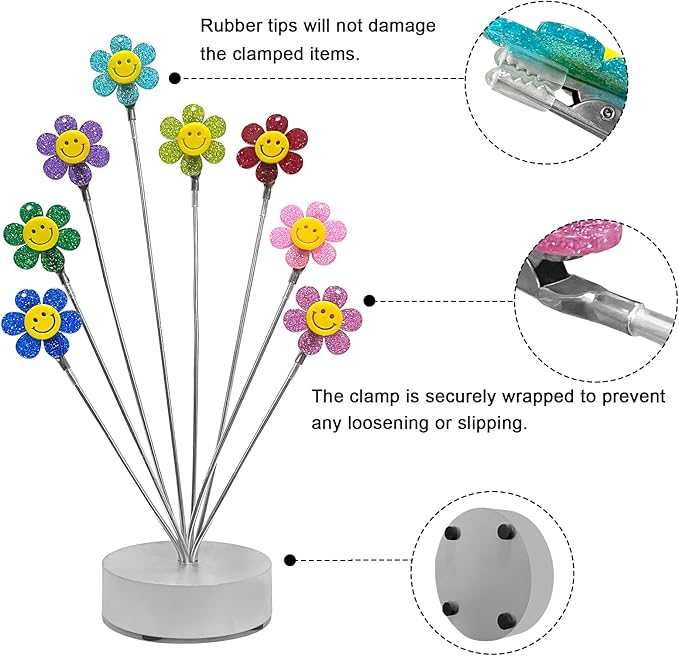 Cute Photo Tree Holder, 8 - Branch Money Trees Gift Card Holder with Clips, Photo Display Holder Stand, Memo Holder for Christmas, Wedding, Office, Birthday & Party Decorations