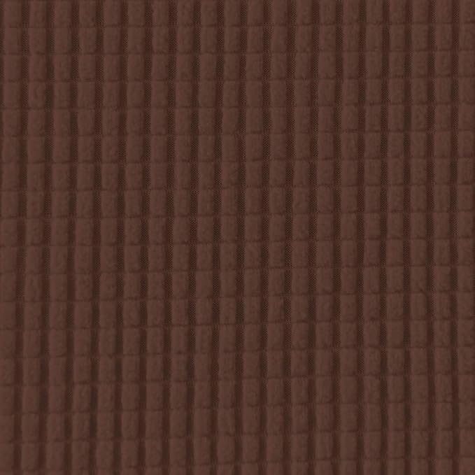 Easy-Going Recliner Stretch Sofa Slipcover Sofa Cover 4-Pieces Furniture Protector Couch Soft with Elastic Bottom Spandex Jacquard Fabric Small Checks(Recliner,Coffee) Large