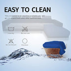 Easy-Going Sectional Couch Covers for Dogs L Shape Sofa Cover Reversible Sofa Slipcover Chaise Lounge Cover Furniture Protector Cover for Pets Dog Cat (42 x 68 inches, Classic Blue/Classic Blue)