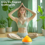 Aroma Diffuser with Essential Oils Set, 500 ML Essential Oil Diffuser with Remote Control, Humidifier with 14 Color Lights for Large Room, 4 Timer Setting, Auto Shut-Off Green