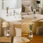 Clesh Reed Diffuser Set, 6.7 oz Eucalyptus Scented Diffuser with Sticks, Home Fragrance Reed Diffuser for Bathroom Shelf Decor