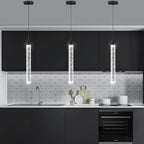 Mini Chandeliers Modern Crystal Pendant Lighting LED Dimmable Pendant Lights Kitchen Island Dining Room