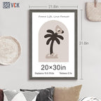 VCK 20x30 Frame 3 pack, Grey Solid Wood Poster Picture Frame, Exclusive Wood Grain, Wall Mounting Hanging
