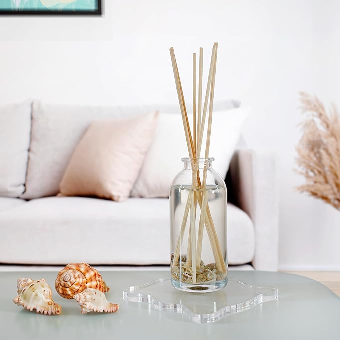 Urban Naturals Apples & Spice Apple Cinnamon Reed Diffuser Oil Set – Red Apple, Cinnamon, Nutmeg Clove & Vanilla Scented Diffusing Reed Sticks – Great Fall & Holiday Scent – Made in The USA