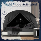 Bed Tent Canopy Twin, Blackout Portable Sleep Tent Easy Setup, Breathable Mesh, Privacy Curtains for Adults, Ideal for Indoor