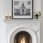 Candle Holder for Pillar Candle Set of 2, Farmhouse Wood Candle Holder, Rustic Wooden Candle Stand, Vintage Small Wooden Candlestick Holders for Living Room, Table Centerpiece, Brown