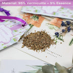 SCENTORINI Lavender Sachets for Drawers and Closets, Long-Lasting Sachets Bags, Pack of 14, Home Fragrance Sachet for Wardrobe, Closet, Drawer