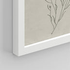 SIGNWIN Framed Vintage Wildflower Wall Art, Set of 4 Plant Collage Drawing Wall Decor Prints, Nature Wilderness Wall Décor for Living Room, Bedroom - 11"x14" White