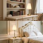 Portable Cordless Table Lamp, Built in Rechargeable Battery, 2700-6000k Color Temperature, Fully Dimmable, Scalable, Ambient Light for Patio, Restaurant, Bar, Bedroom, Dining (Gold)