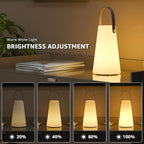 Outdoor Lanterns - Cordless Rechargeable Table Lamp, RGB LED Lights with Remote, IP44 Water-Resistant for Patio, Camping, Garden, Dining Room