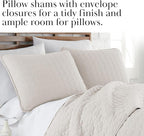 Southshore Fine Living, Inc. Dorm Comforter, Twin/XL Quilt Bedding Set, College Dorm Room Bedding Essentials, Stain Resistant, Machine Washable, XL/Twin Quilt Bed Spread with Pillow Sham, Bone Color