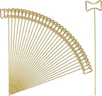 uxcell 30 Pcs Table Card Holders, 5.9 Bow Metal Craft Wire Clips Picture Clip Table Number Holders Picks for Wedding, Photos, Memo, Restaurant, Gold