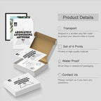 SIGNWIN Framed White Topical Teal Sky Palm Tree Beach Ocean Seaside Wall Art, Set of 4 Landscape Colorful Wall Decor Prints, Nature Wilderness Wall Décor for Living Room, Bedroom - 12"x16" Black