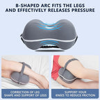 Knee Leg Pillow Shaping Pillow for Side Sleepers with Cooling Cover of Slow Rebound Memory Foam to Release Leg Pressure