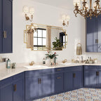 Kelly Miller 24"x48" Large Gold Mirror for Wall, Gold Traditional Wall Mirror Art Decorative Mirror Beveled Full Length Mirror Home Decor for Bathroom Living Room Bedroom Kitchen Farmhouse Entryway