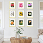 12 Packs 8x10 Picture Frames, Display 5x7 with Mat or 8x10 Without Mat, Gallery Wall Frame Set, 8 by 10 Frames Bulk Set of 12 Collage Wall Decor Photo Frames Set for Wall and Tabletop, Gold