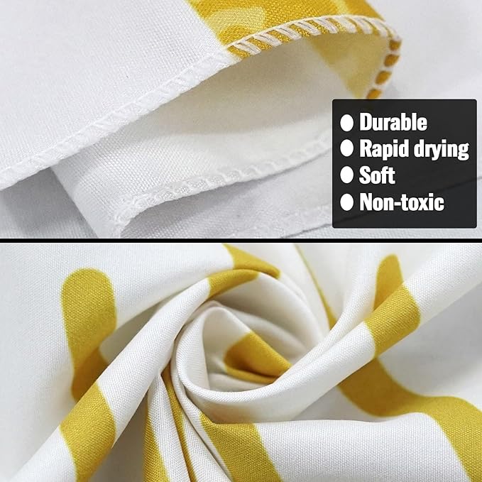 Kanuyee Gold Boho Burning Sun Tapestry Wall Hanging, Retro 70s Abstract Vintage Geometric Line Sunrise Tapestries for Bedroom Living Room Backdrop 36×48 inch