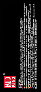 Mould King Classic Supercar Building Set, MOC Sport Car Building Blocks Set, Home Decoration Model Car Kit, Collectible Construction Toys Gift for Teen Adults(1557 PCS)