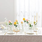 Bud Vases in Bulk 24, Small Vase for Flowers, Glass Vase for Centerpieces, Small Flower Vases for Centerpieces, Mini Vases, Vintage Vase, Clear Bud Vases for Wedding Table Decor