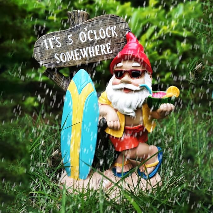 Garden Gnomes Outdoor Funny,Gnomes Decorations for Yard Statues Decor