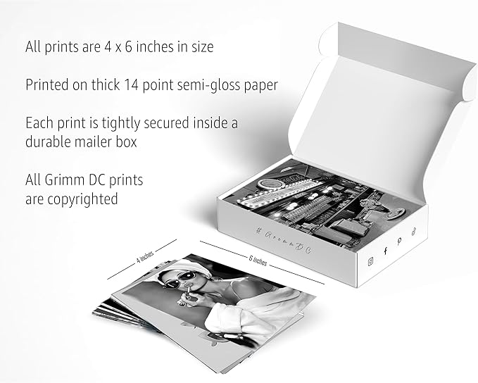 Y2K BOO Black and White Wall Collage Kit - 100 Trendy Monochrome Aesthetic Photos for Sophisticated Spaces, Perfect Room Decor for Teens, 4"x6" Vintage Wall Art for Dorms