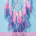 7 Chakras Dream Catchers Tree of Life Dream Catcher Colorful Feather Butterfly Dreamcatcher Wall Decor with Rainbow Healing Crystal Stone Wall Art for Bedroom Home Decor Bless Gift Wedding Party