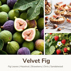 Goodpick Velvet Fig Scented Candle, Soy Wax 22oz 120H Long Burning, Juicy Fig & Creamy Hazelnut, Home Aromatherapy Candles